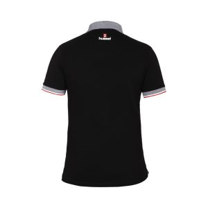 Hummel Eunike T-shirt Polo (Men)-Black with Grey
