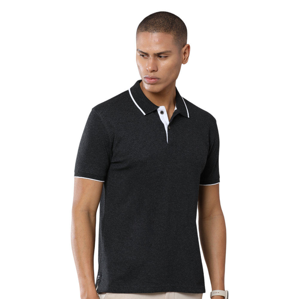 Greys&Blues Jacq Polo T-Shirt-Black with Red - Image 28