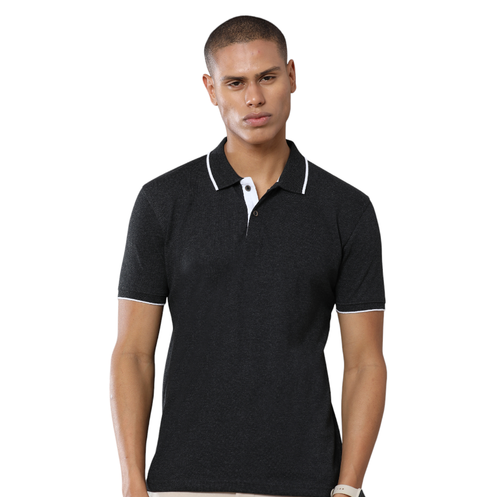 Greys&Blues Jacq Polo T-Shirt-Black with Red - Image 20