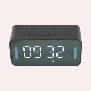 Abode Desk Clock- Black