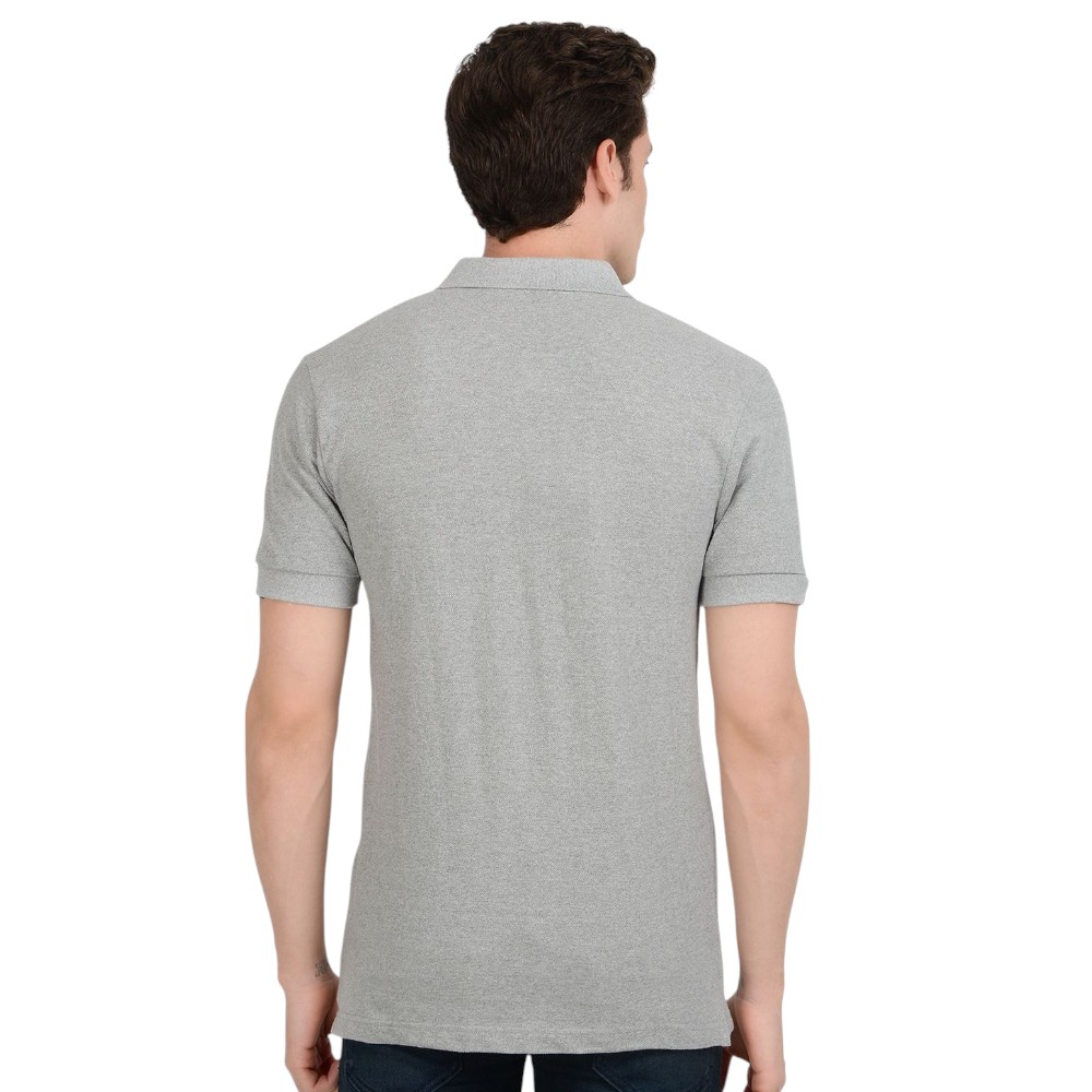 Scott 6 Degree Polo T-Shirt-Grey - Image 5