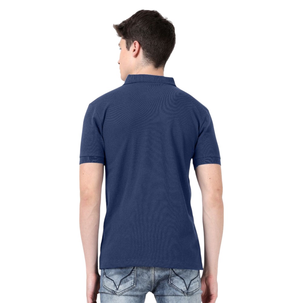 Scott AWG Fastee Polo T-Shirt- Navy Blue - Image 11