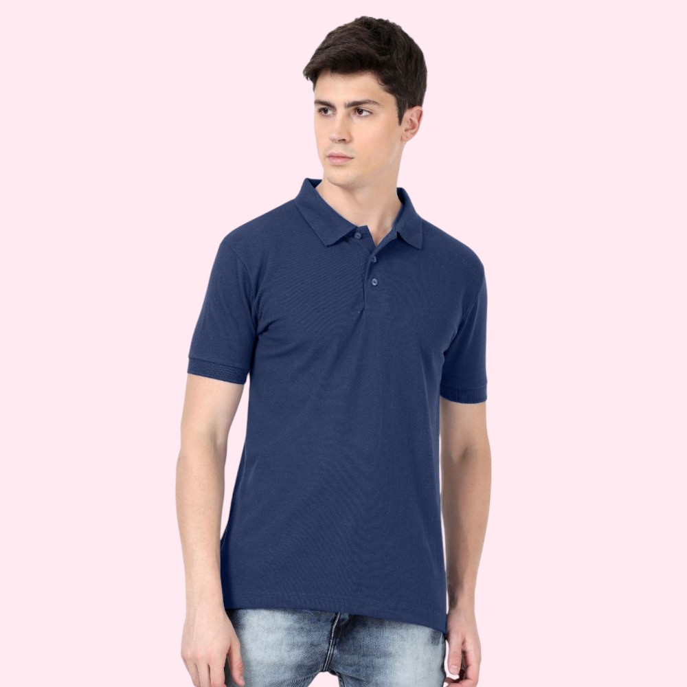 Scott AWG Fastee Polo T-Shirt- Navy Blue - Image 15