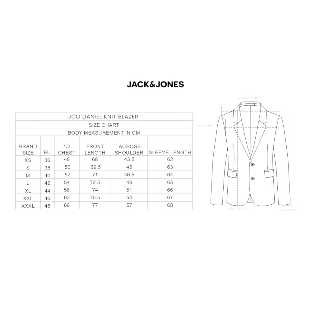 Jack&Jones Daniel Knit Blazer- Black - Image 13