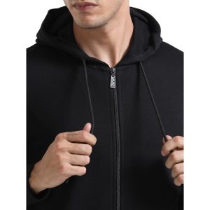 Swiss Military Dynamic Men's Zipper Hoodie - Black