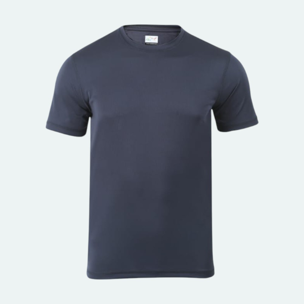 GregNorman AER Round Neck T-Shirt- Navy Blue - Image 16