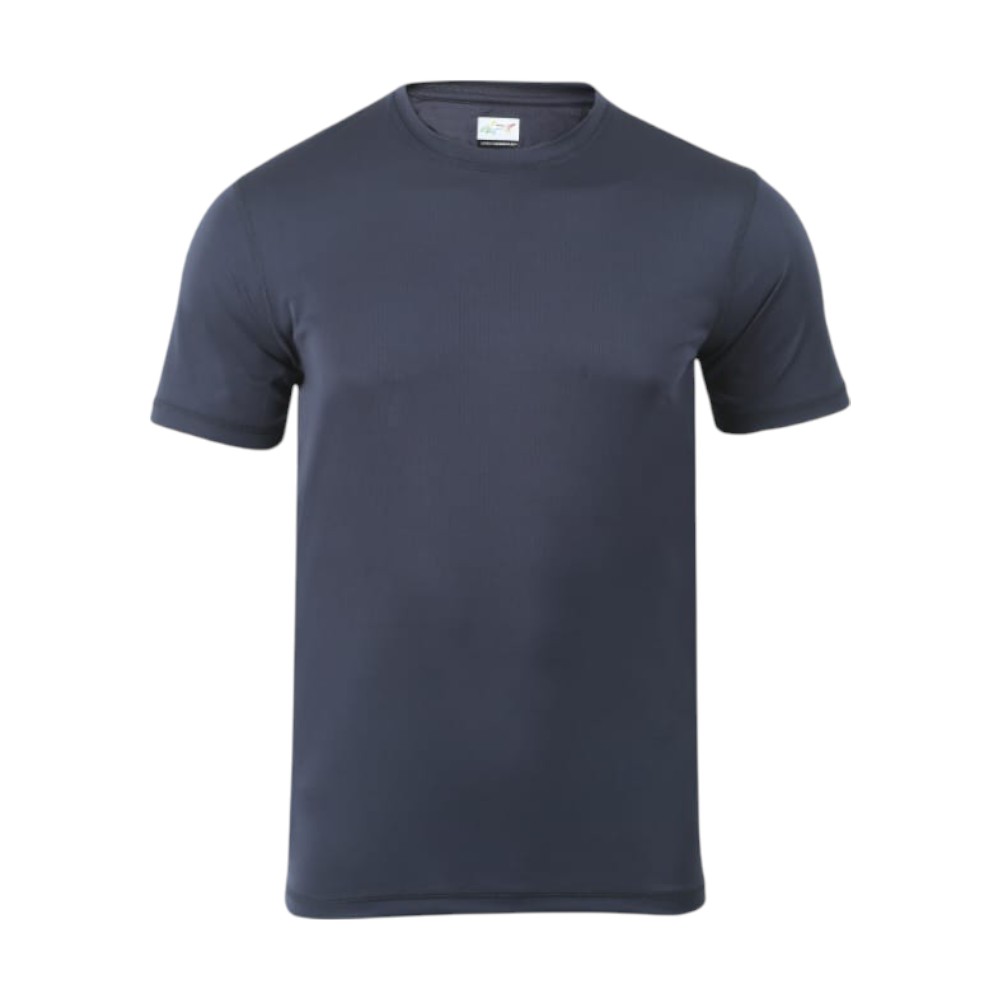 GregNorman AER Round Neck T-Shirt- Navy Blue - Image 6
