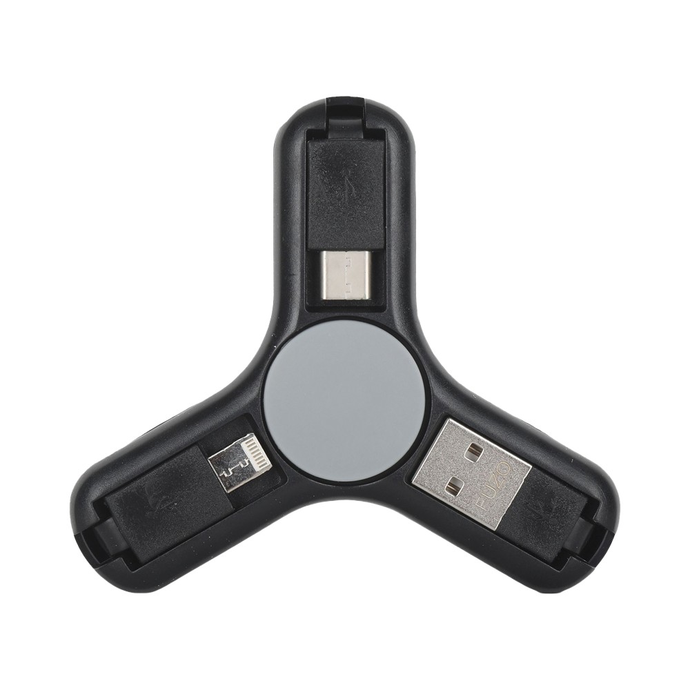 Powerplay Spinner With Charging Cable- Black - Image 12