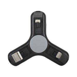 Powerplay Spinner With Charging Cable- Black