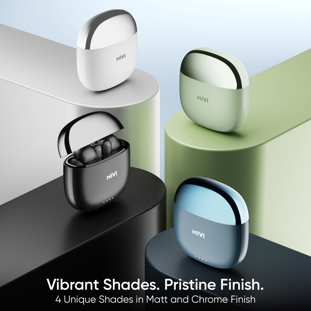 Mivi DuoPods i4 Earpods- Blue- 45 Hrs - Image 38