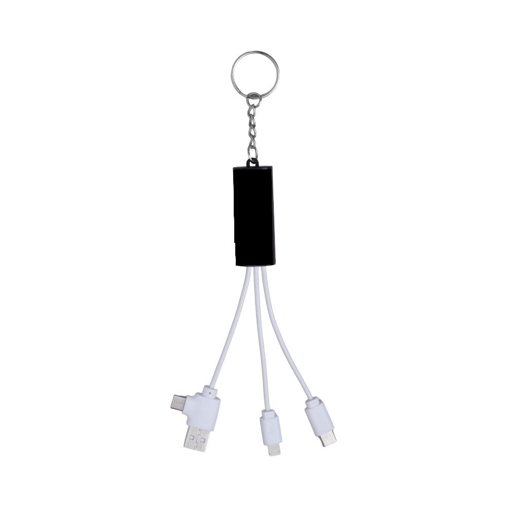 Power Glow All In 1 Charging Cable With Light Up Logo- Black - Image 19