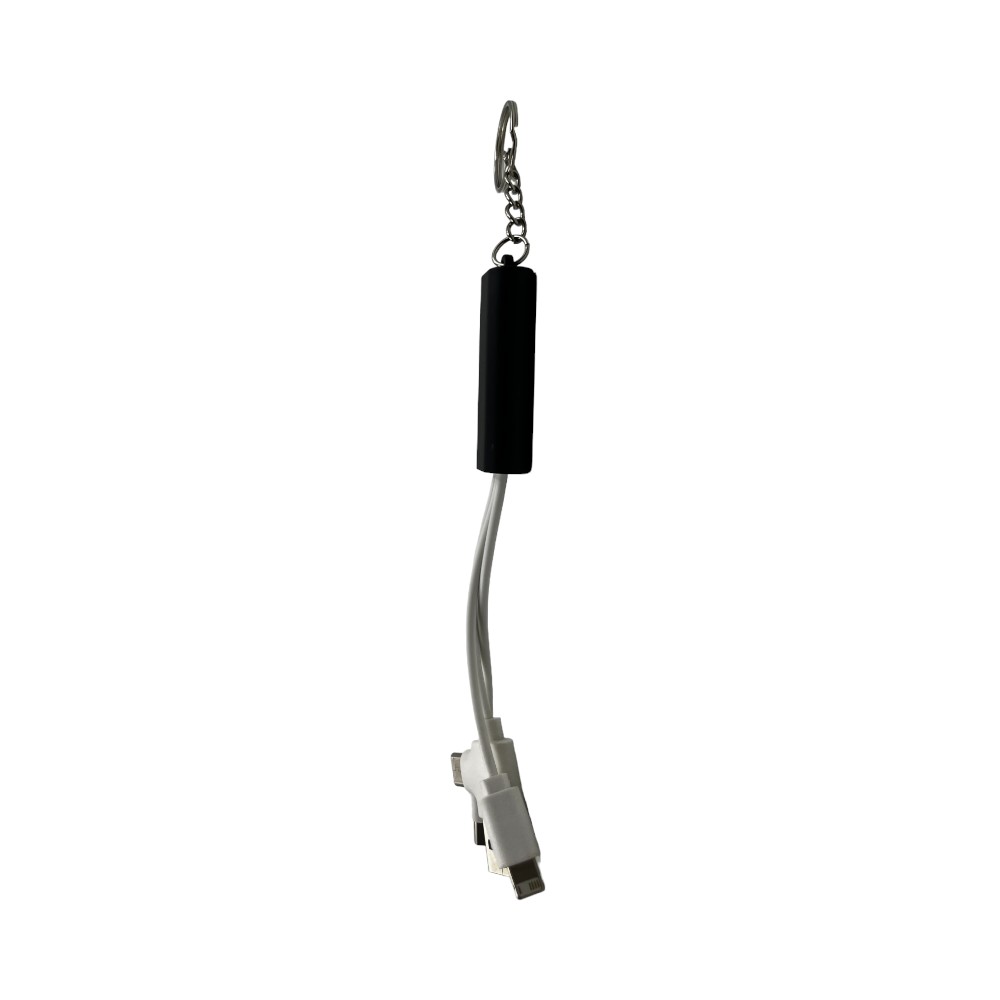 Power Glow All In 1 Charging Cable With Light Up Logo- Black - Image 10