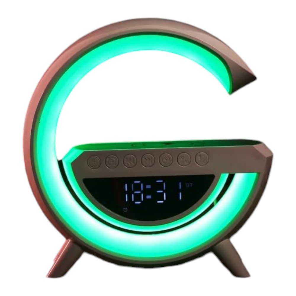 G Smart Lamp with Speaker, Clock & Wireless Charger - Image 7