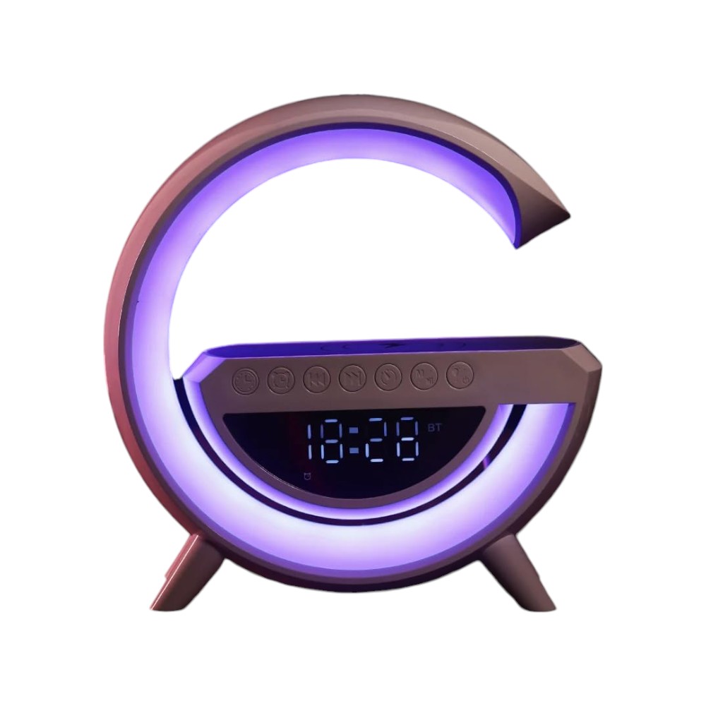 G Smart Lamp with Speaker, Clock & Wireless Charger - Image 9