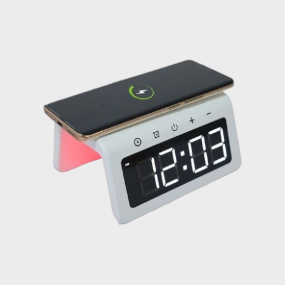 Arch 5 in 1: Wireless Charging Hub With Ambient Light and Display Clock - Image 2