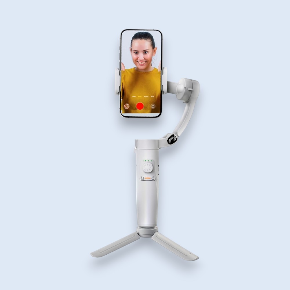 Digitek Foldable Smartphone Gimbal Stabilizer (Dsg 002)-White - Image 17