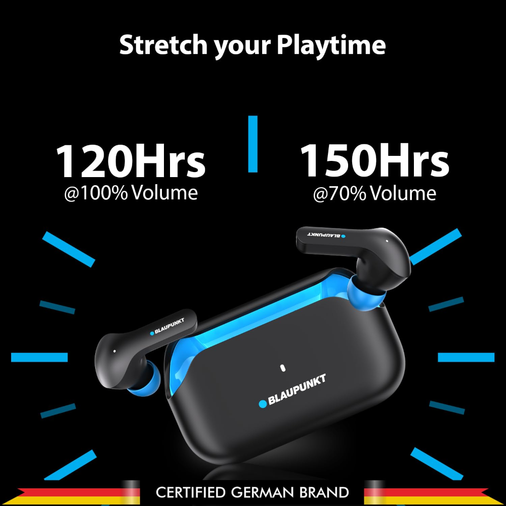 Blaupunkt Btw300 Xtreme True Wireless Enc Earbuds- Black - Image 21