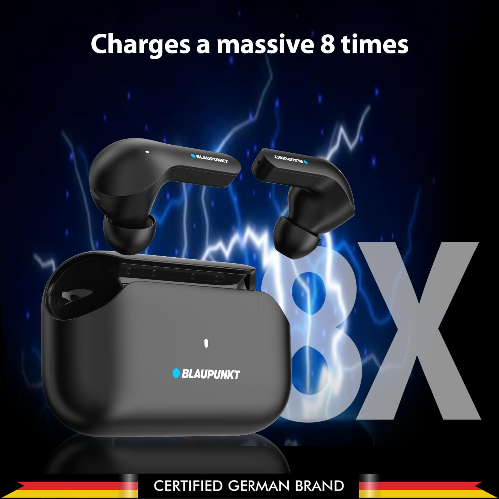 Blaupunkt Btw300 Xtreme True Wireless Enc Earbuds- Black - Image 13
