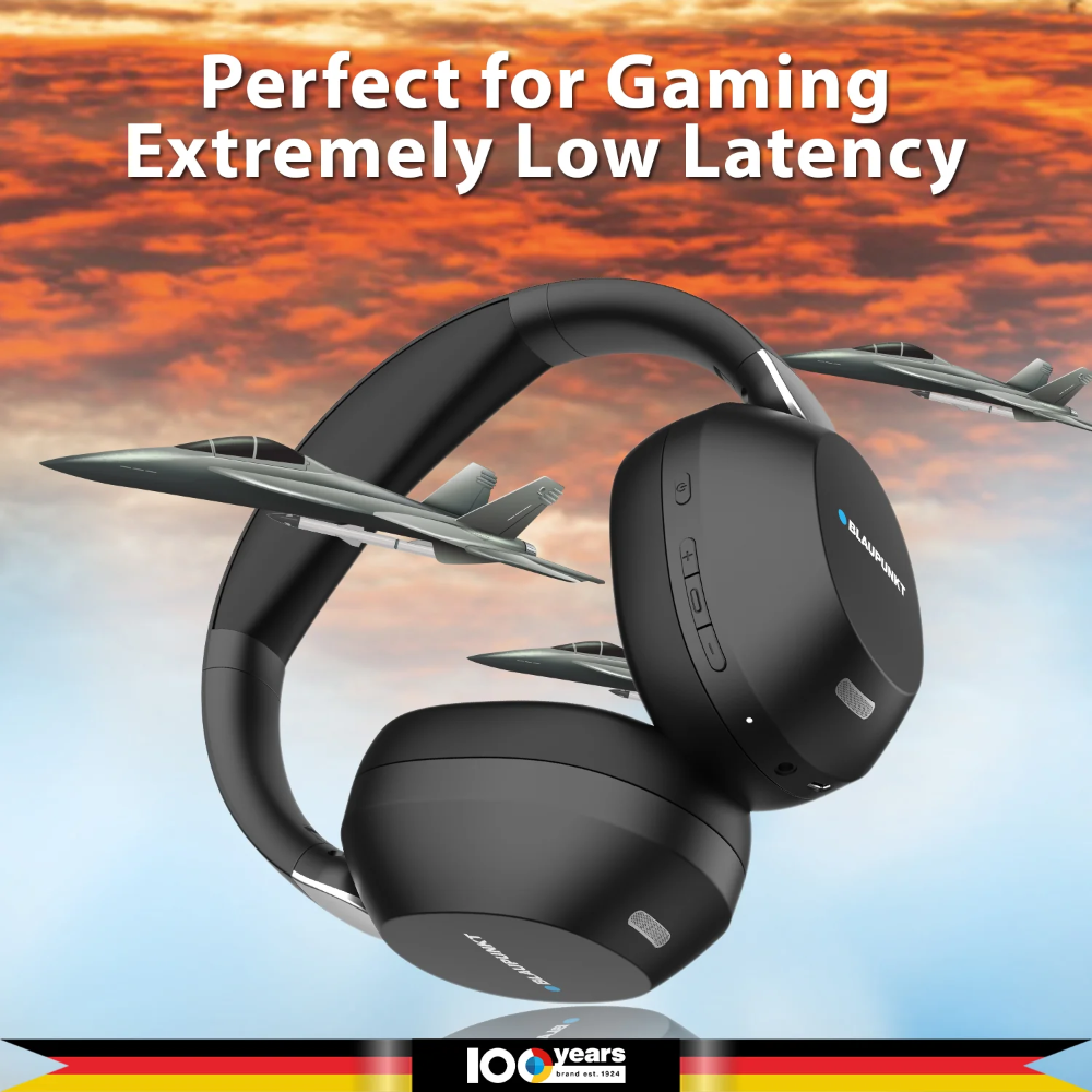 Blaupunkt Bh61 Moskha True Active Noise Cancellation- Black - Image 8