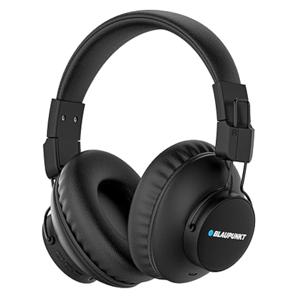Blaupunkt Bh41 Bluetooth Wireless Over Ear Headphone- Black - Image 18