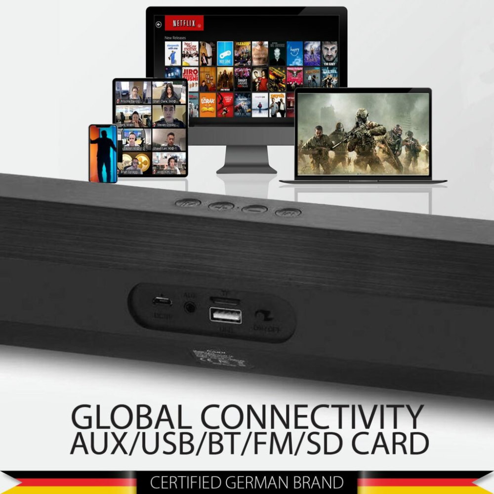 Blaupunkt 16W Bluetooth Soundbar- Black - Image 24