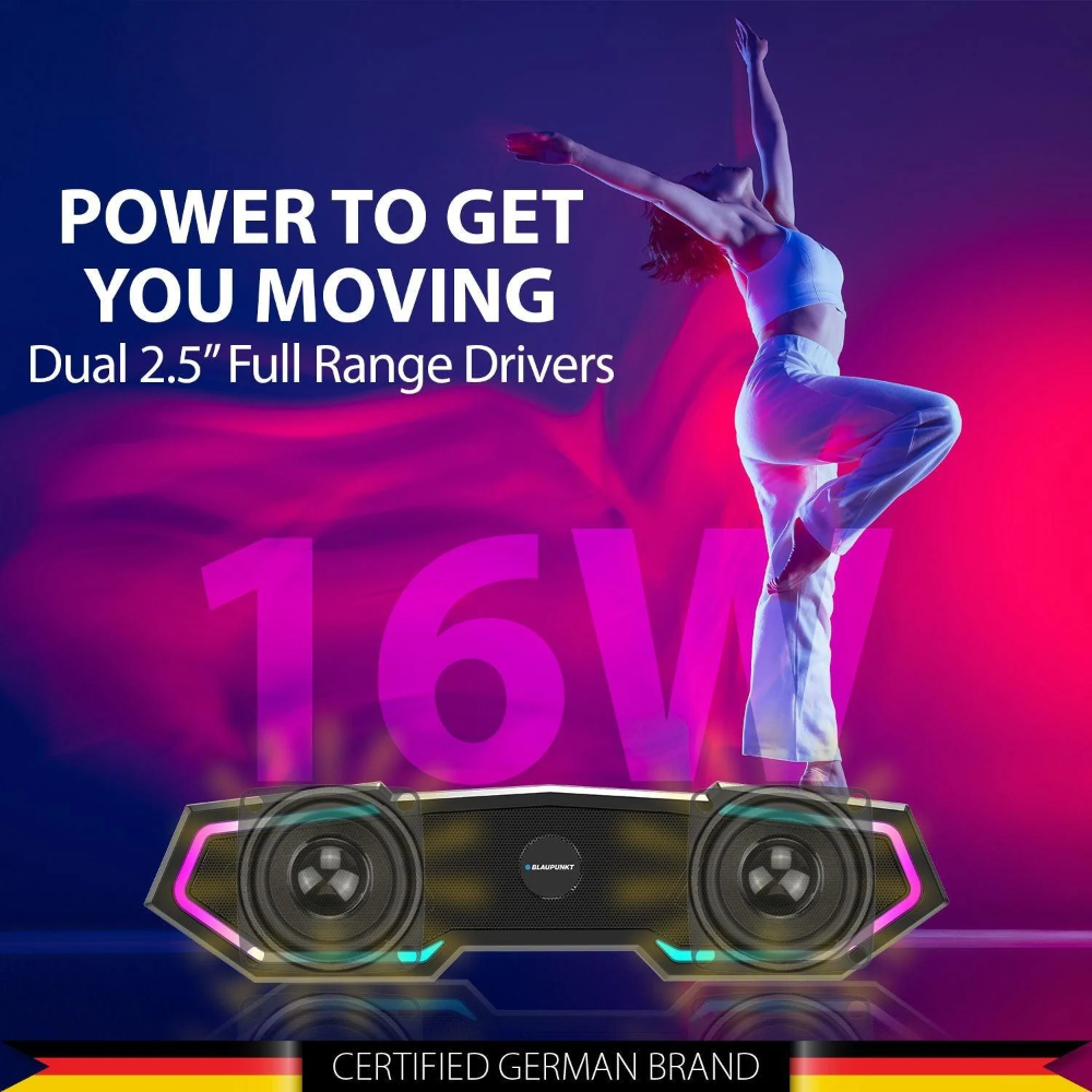 Blaupunkt Gaming Bluetooth Soundbar 16W- Black - Image 12