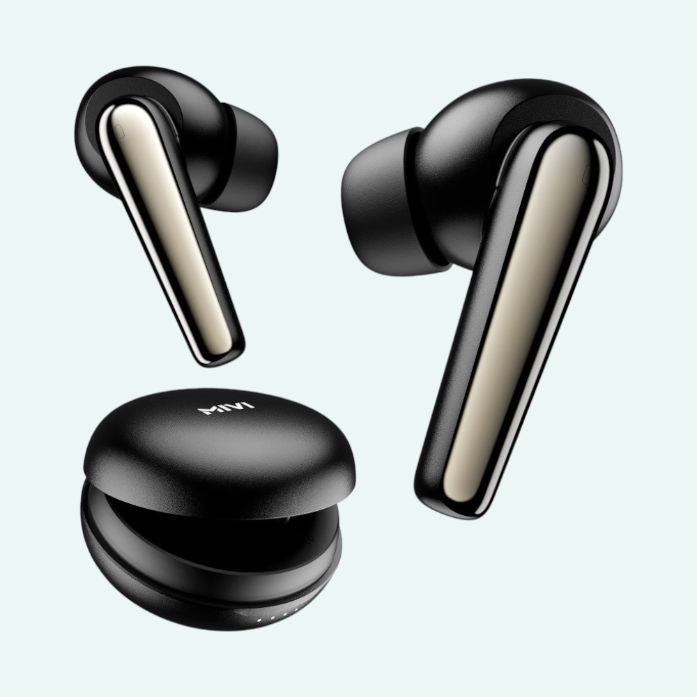 Mivi TWS K5 Earbuds- Black - Image 2