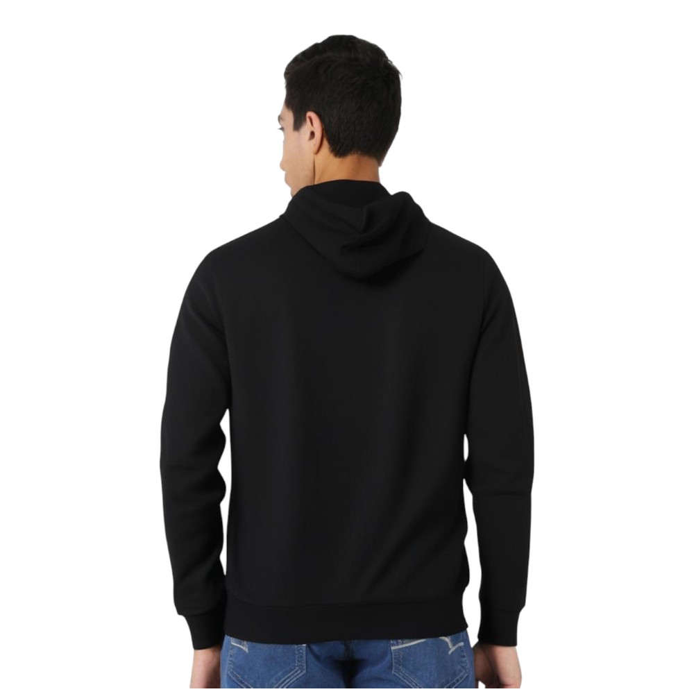 Monte Carlo Fleece Winter Hoodie Jacket- Black - Image 6