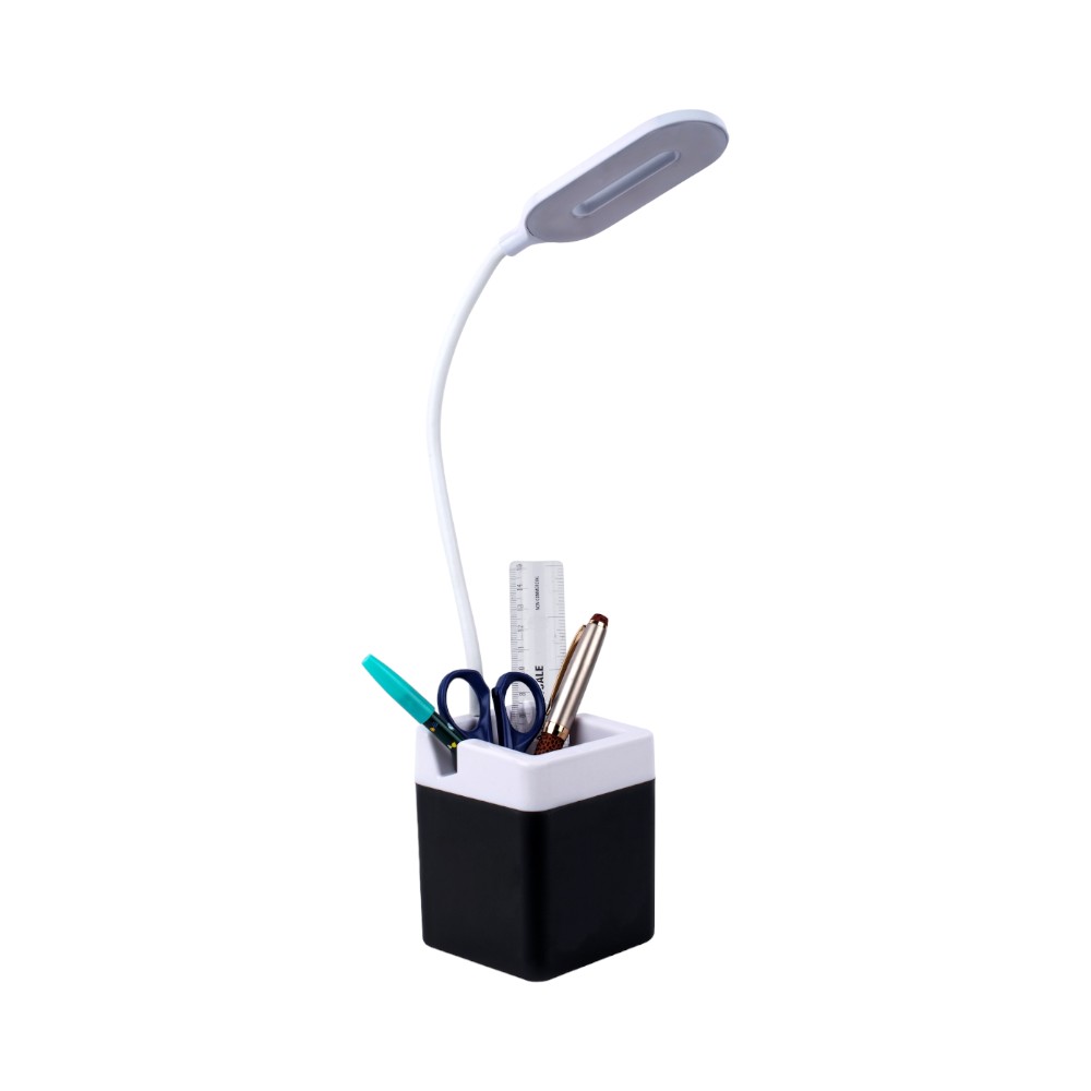 PowerGlow Table Lamp With USB Hub, Tumbler And Logo Highlight- Black - Image 20
