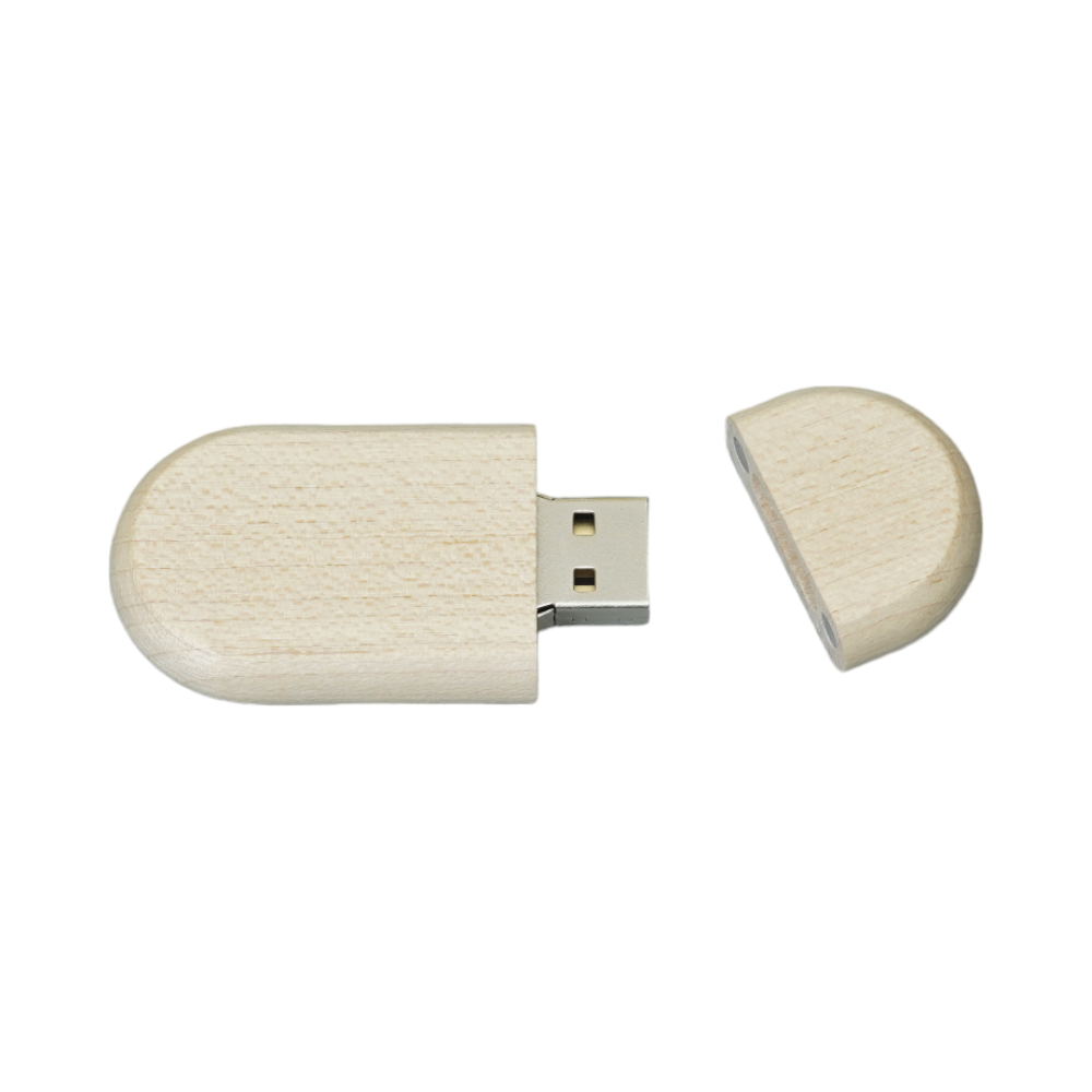 Generic Pendrive Wodden Oval 3.0, 32GB - Image 11