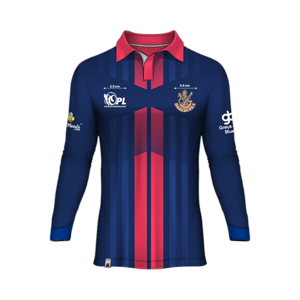 Hampirex Sports Jersey With Collar- Full Sleeve - Image 11