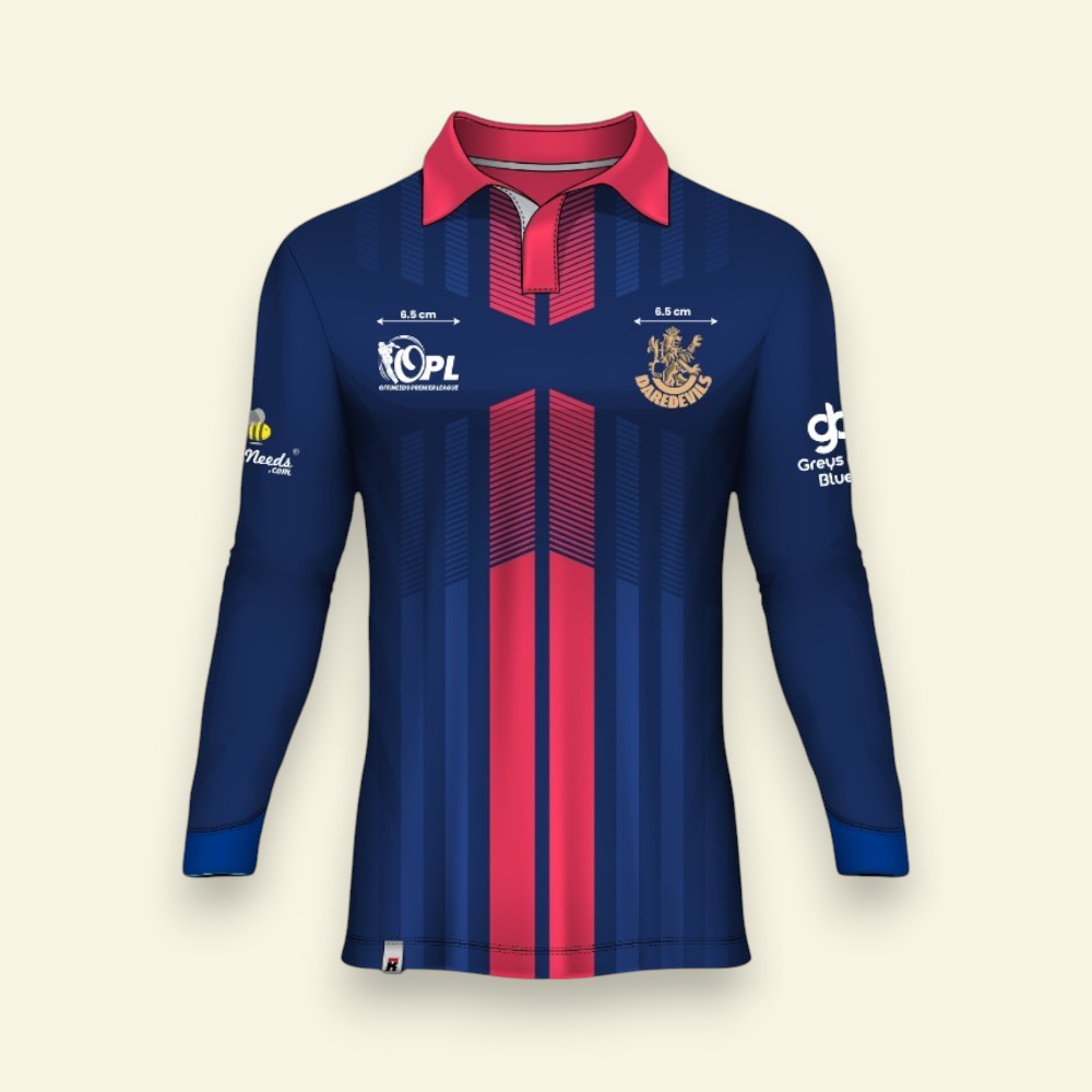 Hampirex Sports Jersey With Collar- Full Sleeve - Image 3