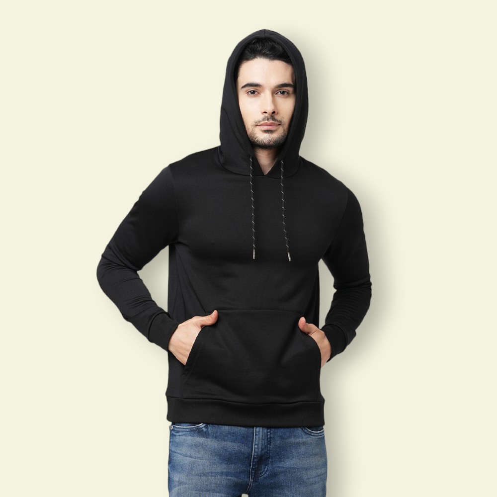 Jack and Jones Asger Hoodie- Black - Image 6