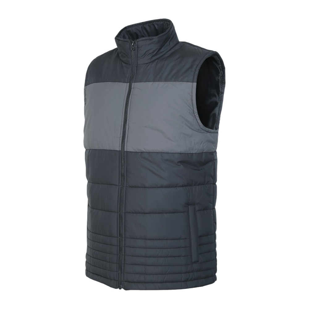 UCB Bomber Jacket-Sleeveless- Black with Grey