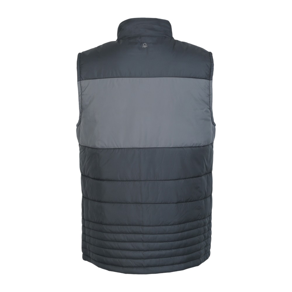 UCB Bomber Jacket-Sleeveless- Black with Grey - Image 2