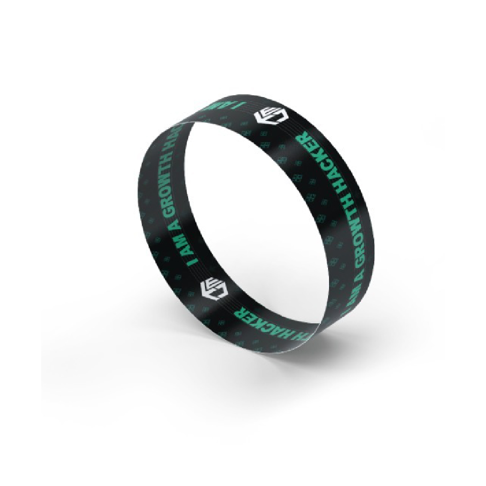 Wrist Band, Custom-Printed paper, 25 mm