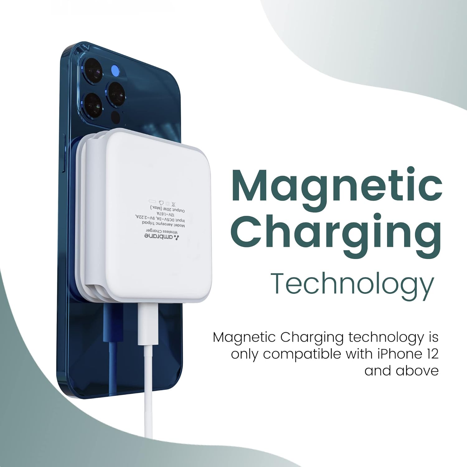 Ambrane Foldable 3 in 1 Wireless Charging Station - Image 2