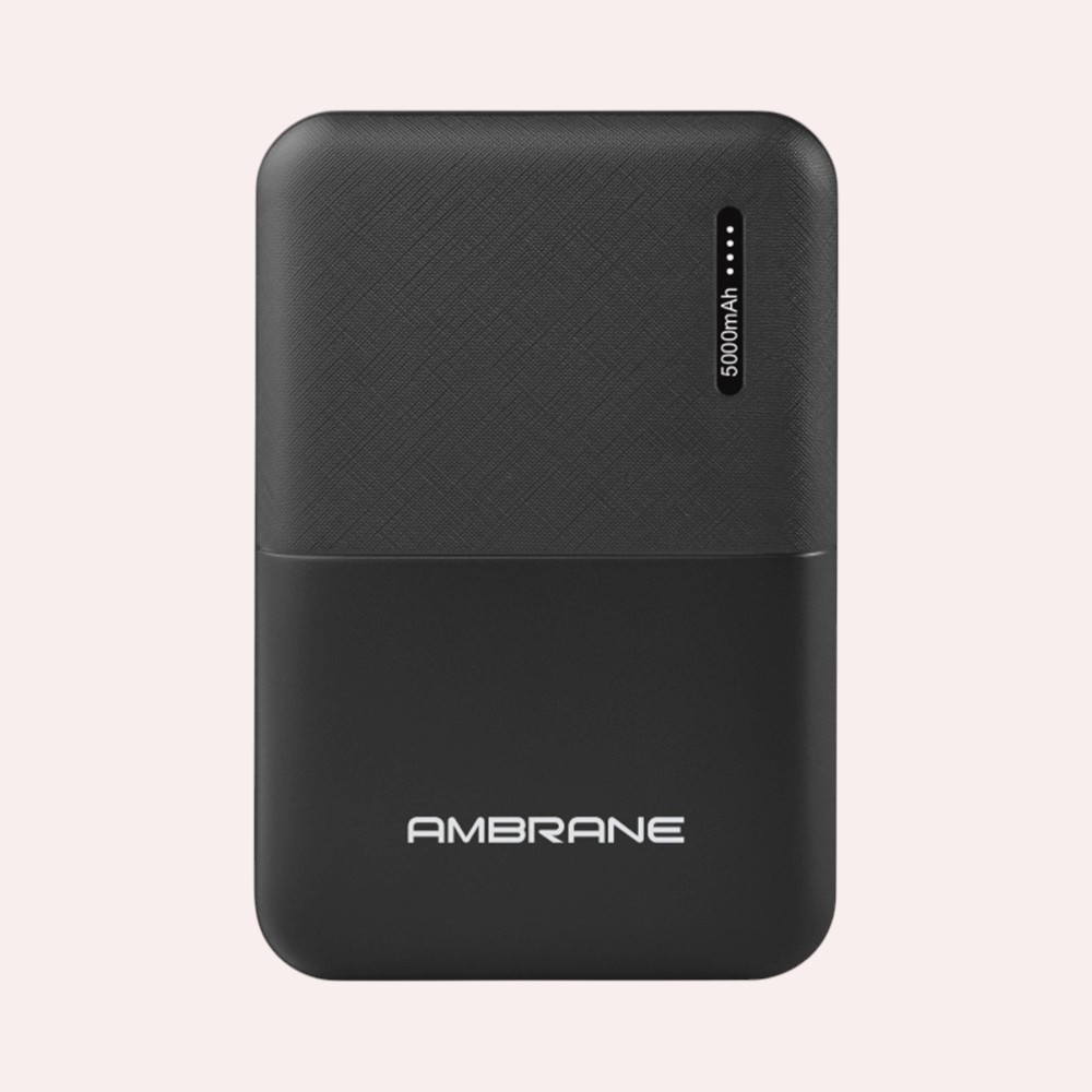 Ambrane PP-511-5000mAh Powerbank- Black - Image 2
