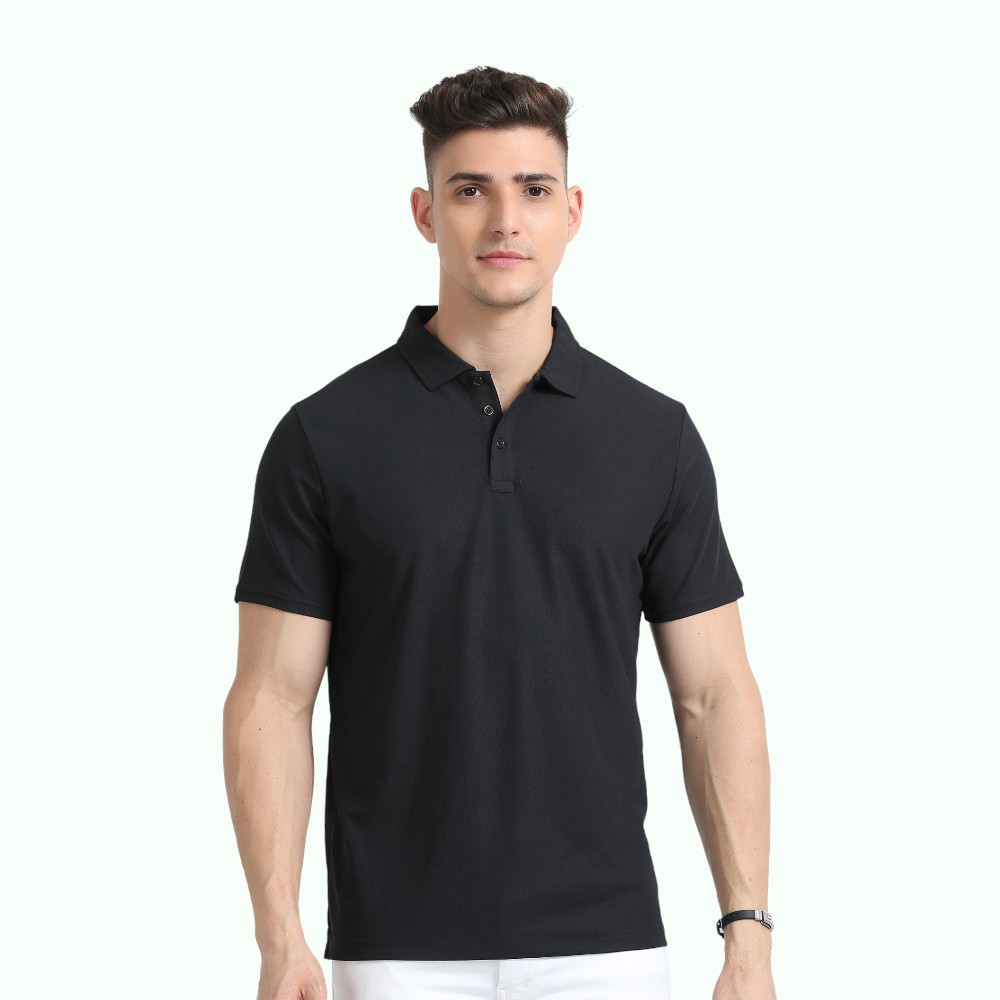Skechers Polo T-shirt- Black - Image 12