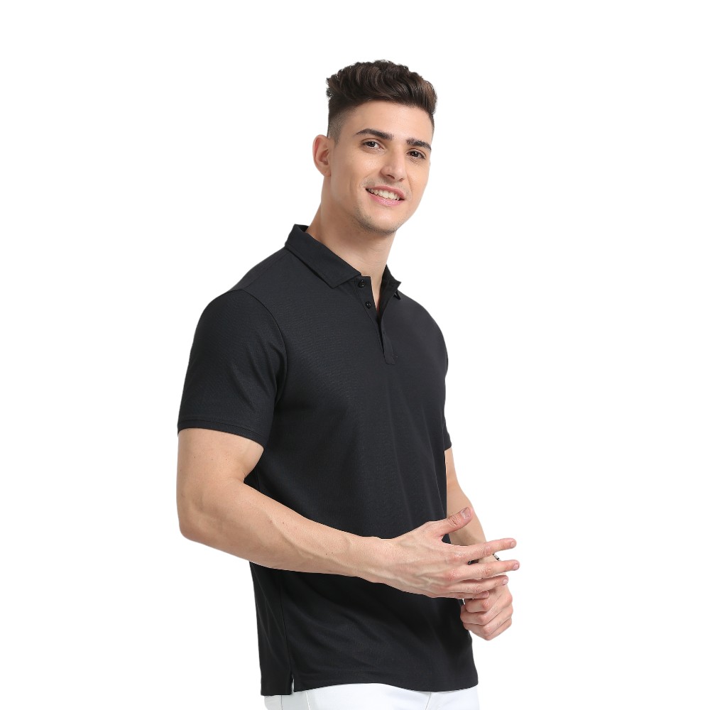 Skechers Polo T-shirt- Black - Image 10