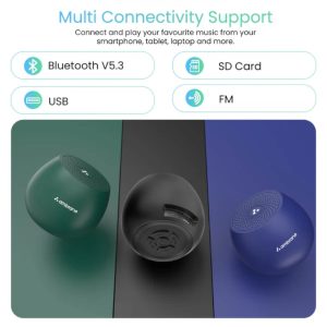 Ambrane Mini Pod Speaker- Green