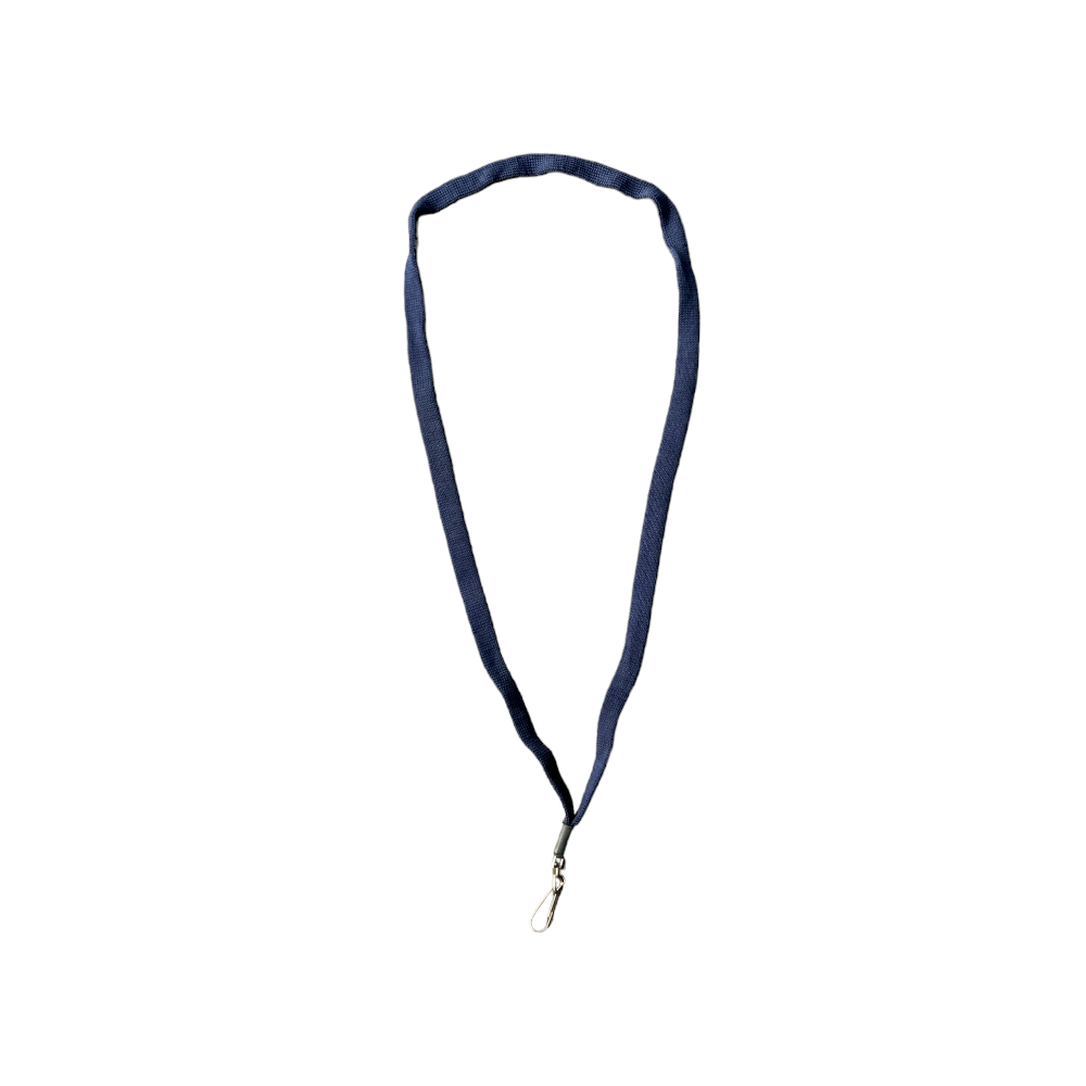 Basic Nylon Lanyard, Red - Image 2
