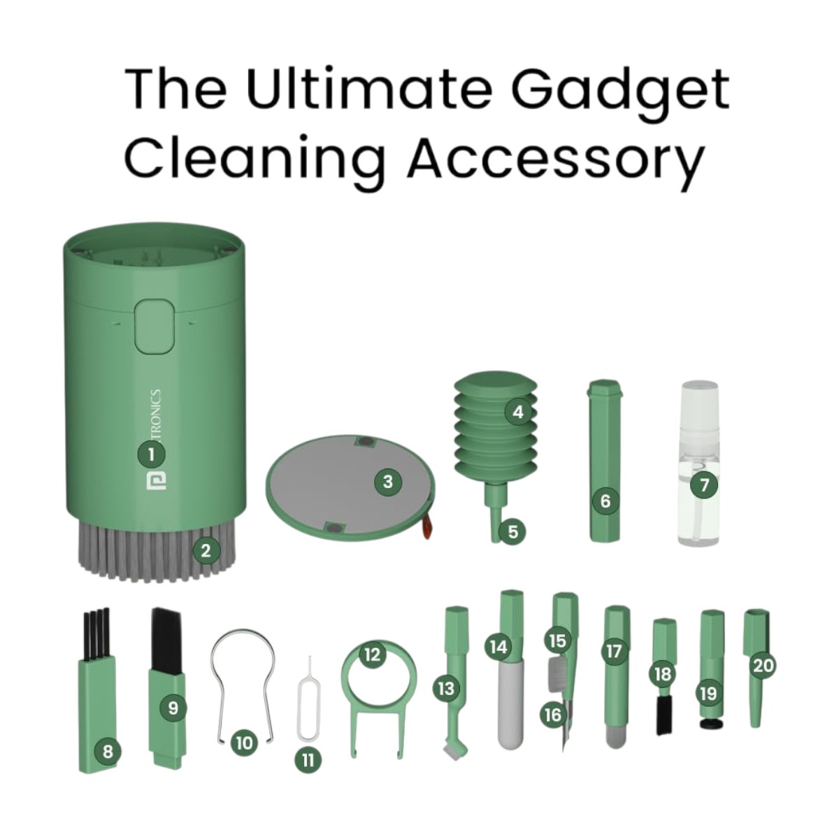 Portronics Clean G 20 in 1 Multipurpose Device Cleaner- Blue - Image 24