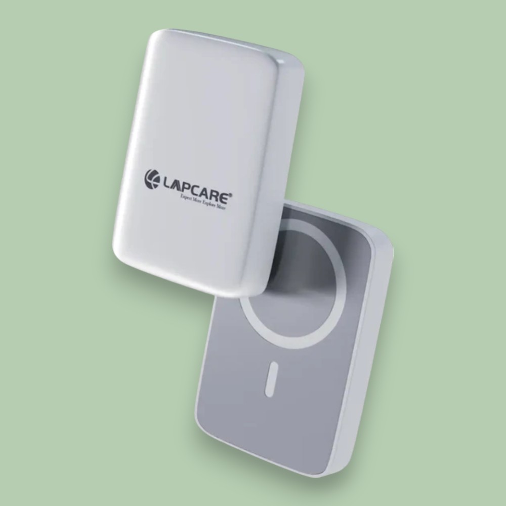Lapcare Trust I Power Bank 10000mAh- White & Grey - Image 7