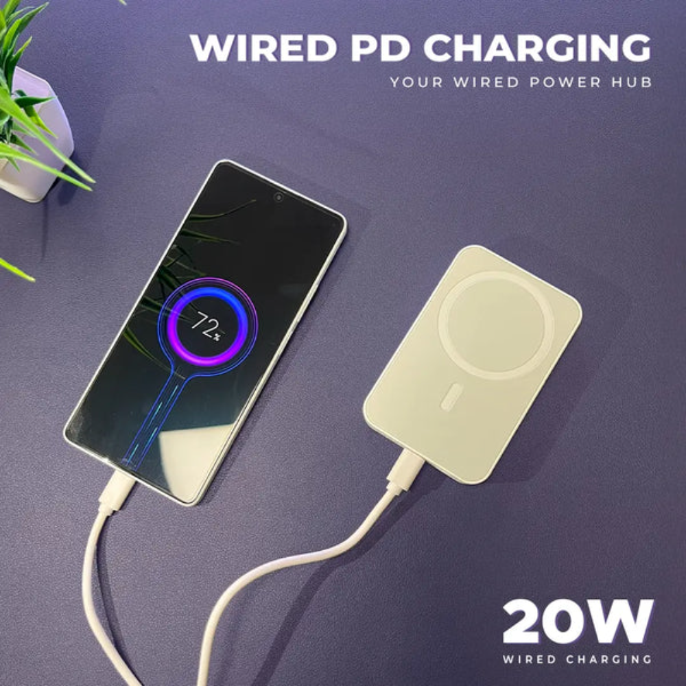 Lapcare Trust I Power Bank 10000mAh- White & Grey - Image 6