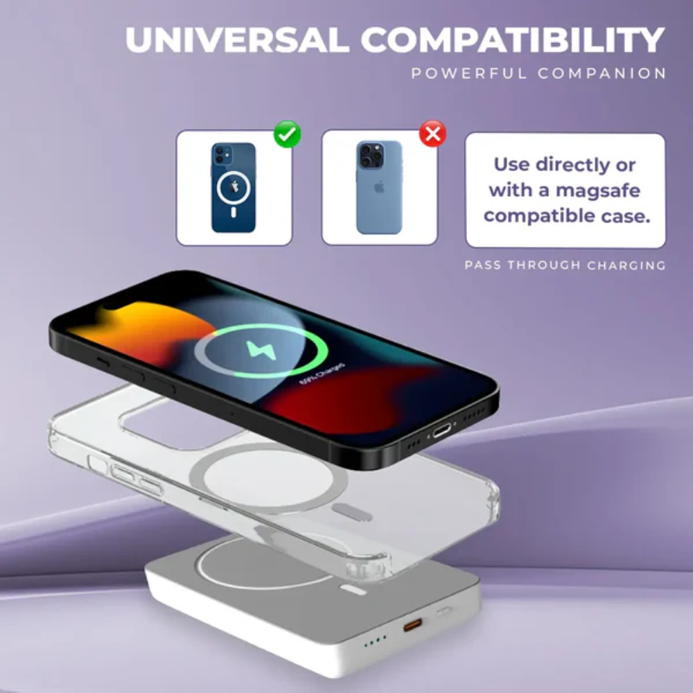 Lapcare Trust I Power Bank 10000mAh- White & Grey - Image 3