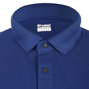Hummel Jaye Polo Poly Tshirt-Navy Blue