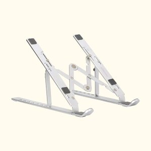 Portronics My Buddy K2 Laptop Stand- Silver
