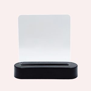 Acrylic Glow Lamp Rechargeable With 1200 mAh Battery