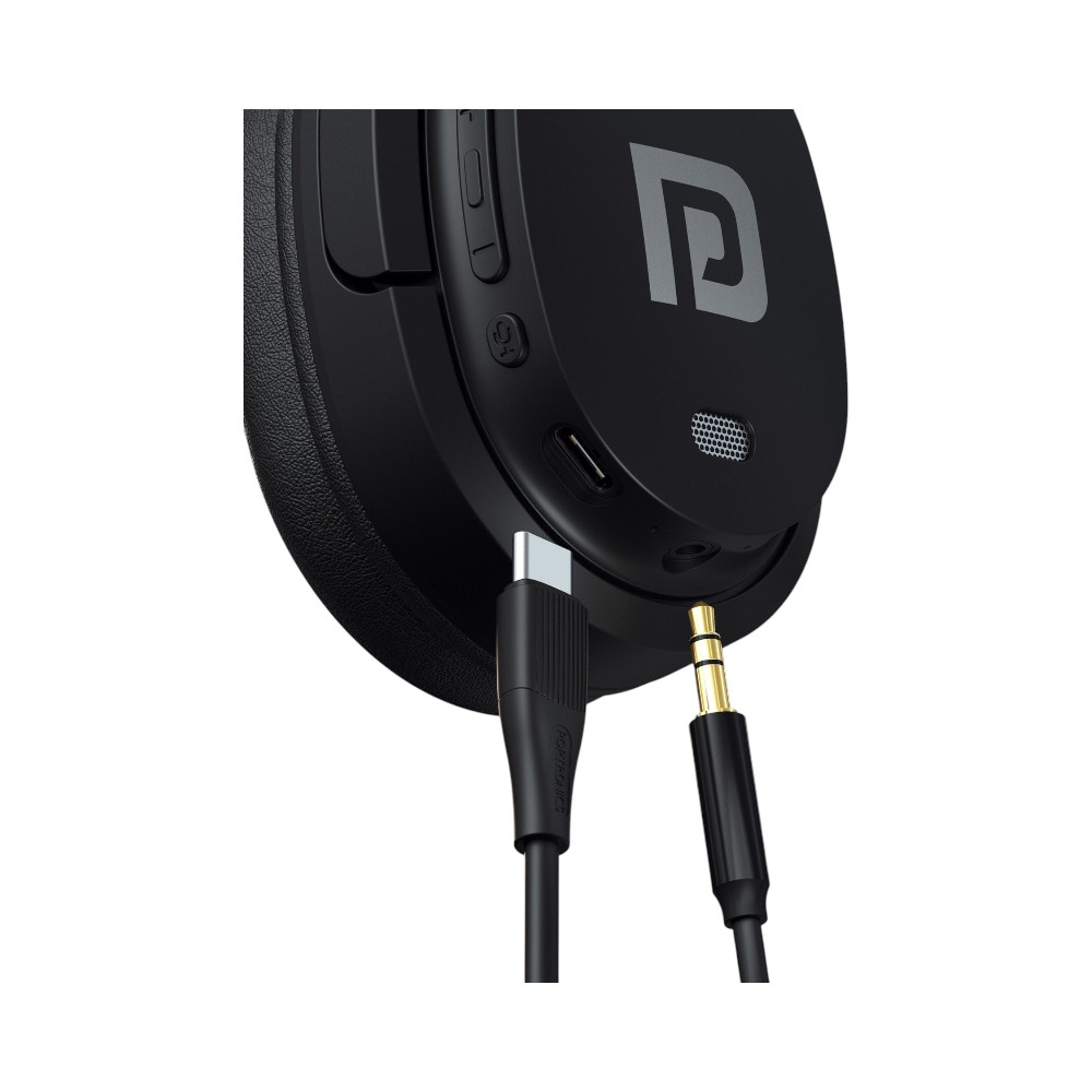 Portronics Muffs M4 Headphone- Black - Image 5